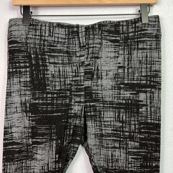 New without tag Soma Super Soft Abstract Print Black & Gray Leggings Medium - Picture 2 of 6
